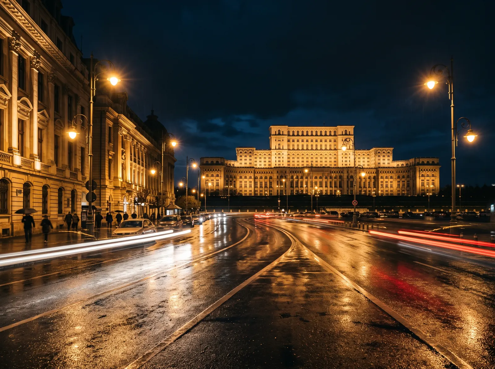 Bucharest at night